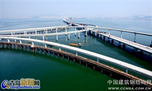 海灣大橋?qū)?ldquo;青島、紅島、黃島”串聯(lián)起宏偉大青島